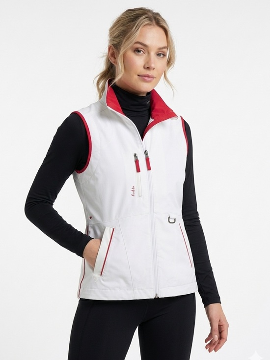 Luhta Jackets & Blazers - Luhta Finland White Softshell Performance Vest Size Medium Activewear Hiking
